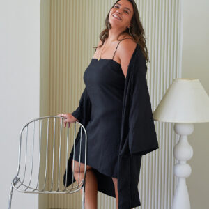 Jet Black - basic sleep dress Basic Sleep Dress