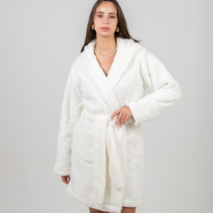Short Fuzzy Winter Robe