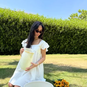 IMG_1472 Ultra Soft Ruffled Dress - Cloud White